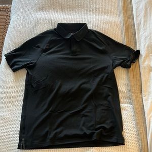 Rhone Delta Pique Polo - Size M - Black